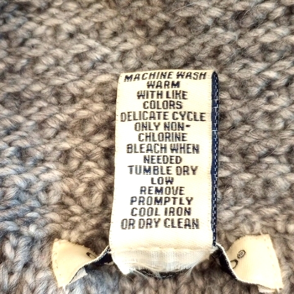 Carroll Reed Woman's Cardigan Sweater 3/4 Sleeve Size:1X Color:Gray - Picture 7 of 10